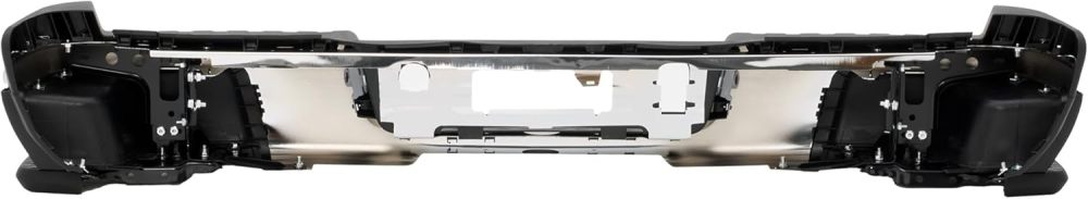 Rear Step Bumper Assembly Compatible with 2015-2022 Chevy Colorado GMC Canyon Chrome w/o Sensors，Replace for GM1103180