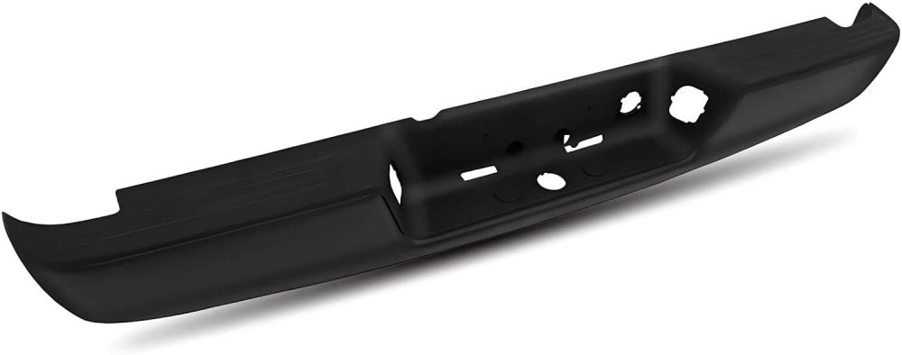 Rear Bumper Complete Truck Step Bumper Compatible with 2002-2008 Dodge Ram 1500, 2003-2009 Ram 2500 3500, Black