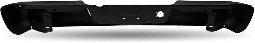 Rear Bumper Complete Truck Step Bumper Compatible with 2002-2008 Dodge Ram 1500, 2003-2009 Ram 2500 3500, Black