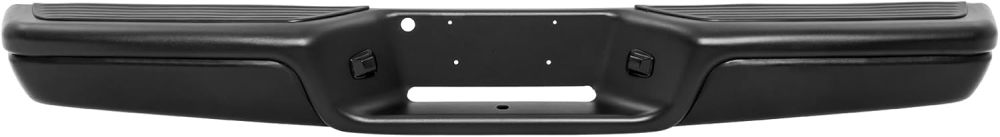 Rear Bumper Black Compatible with 1997 1998 1999 2000 2001 2002 2003 2004 Dodge Dakota Pickup Truck Step Bumper Assembly, Texture Black