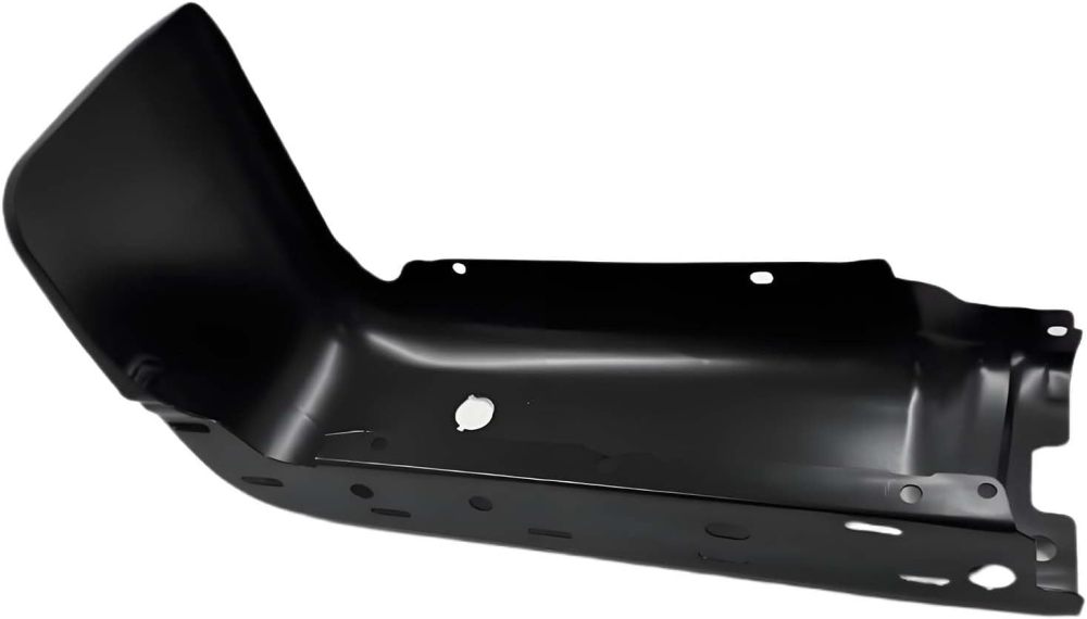 Rear Bumper End Caps Cover Face Bar compatible with 2009-2014 Ford F150 with Sensor Holes, Textured Black