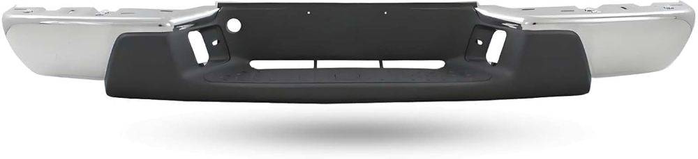 Rear Bumper Step Bumper Compatible with 2004-2007 Chevy Colorado GMC Canyon Pickup GM1103145 W/O Sensor Holes, Chrome