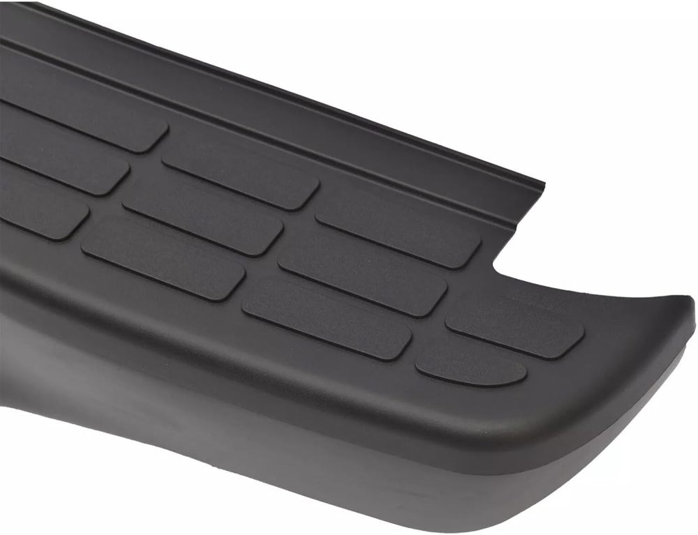 Rear Bumper Step Bumper Compatible with 1998-2004 Chevy S10 / GMC Sonoma Fleetside Models, Matte Black