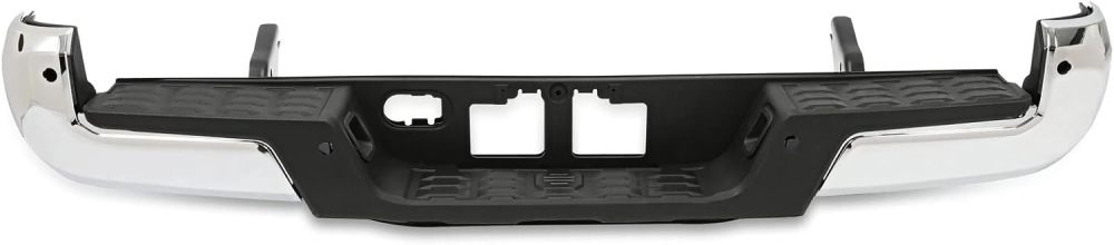 Rear Bumper Compatible with 2016 2017 2018 2019 2020 2021 2022 2023 Toyota Tacoma Steel Bumper with Sensor Hole