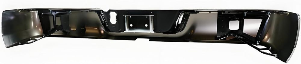 Rear Bumper Step Bumper Compatible with 2013-2018 Dodge Ram 2500 3500 w/Sensor Holes, Chrome