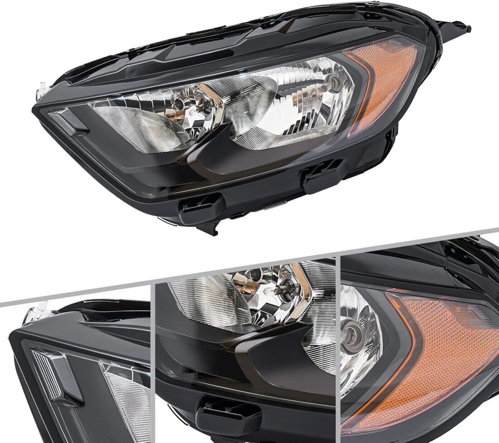 Passenger Side Headlights compatible with 2018-2023 Ford Ecosport Headlights Assembly
