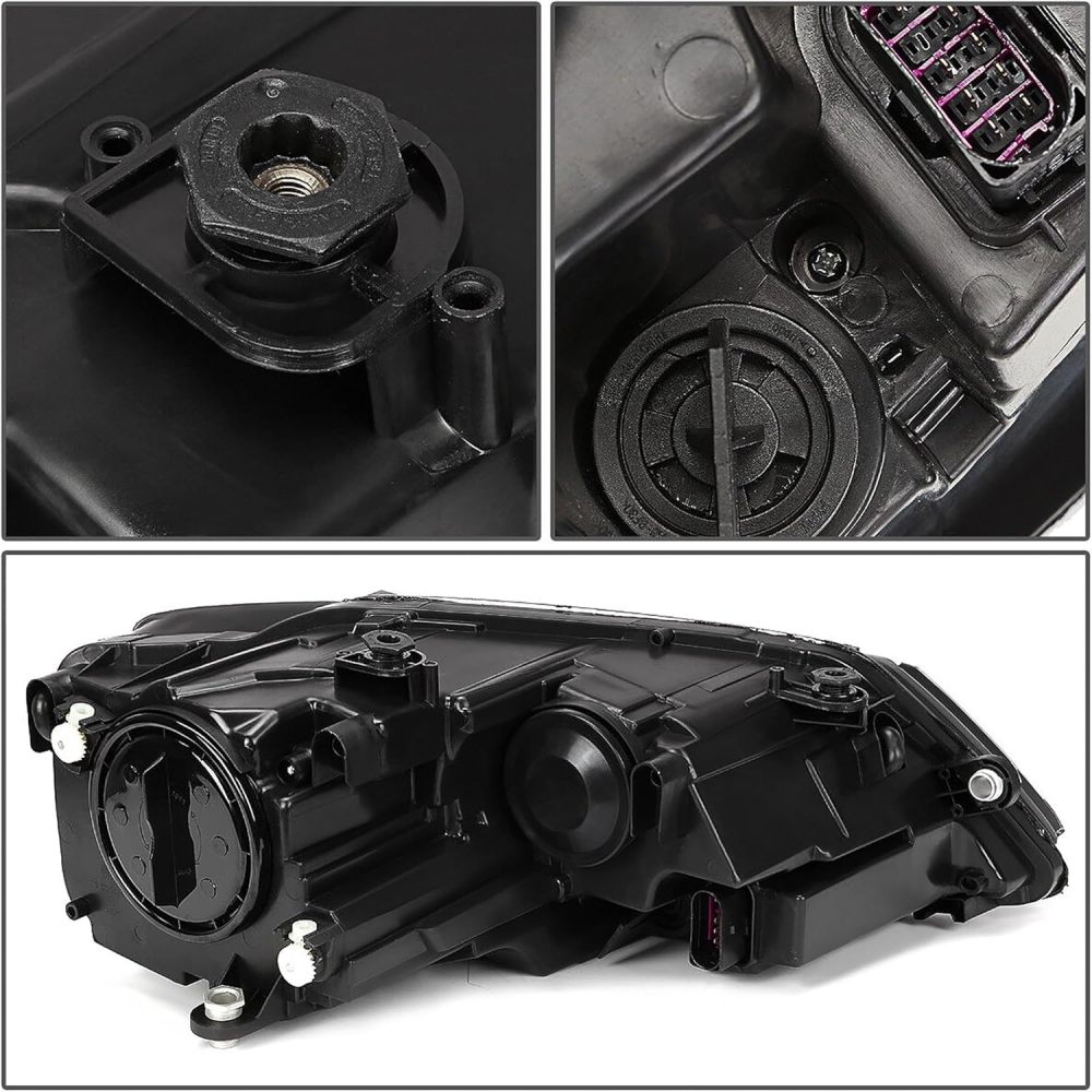 For 2011-2018 VW Jetta MK6 Sedan & Hatchback Headlights Assembly Replacement Headlamp Pair Halogen w/o DRL,Not Fit Sport Wagon