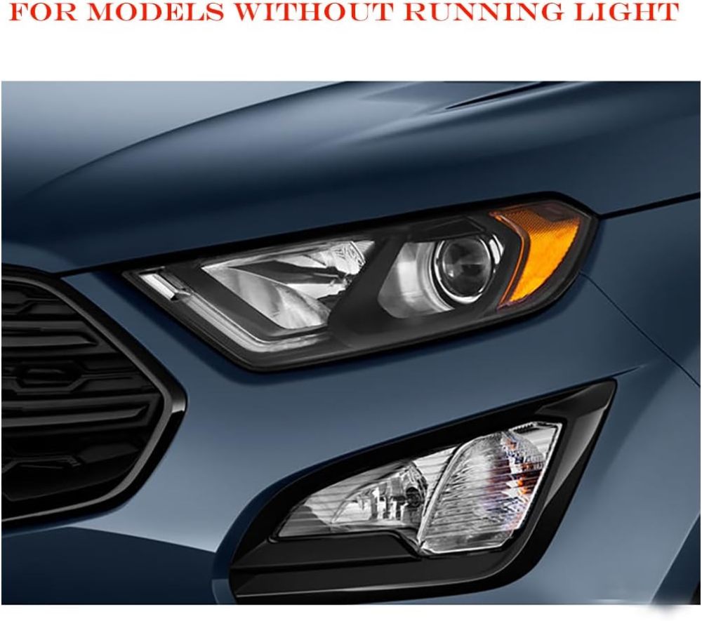Passenger Side Headlights compatible with 2018-2023 Ford Ecosport Headlights Assembly