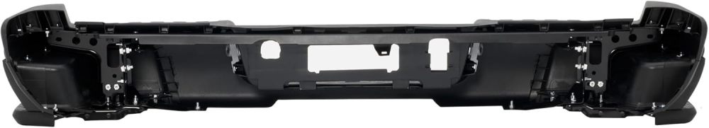 Rear Step Bumper Assembly Compatible with 2015-2022 Chevy Colorado GMC Canyon Powdercoated Black w/o Sensor Holes，Replace for GM1103180