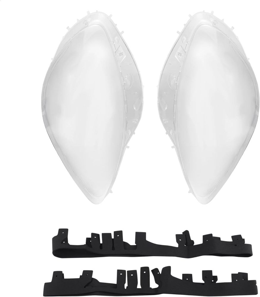 Clear Headlights Lens Covers Replacement for 2005-2013 Chevy Corvette C6 Headlight Cover Pair Left + Right