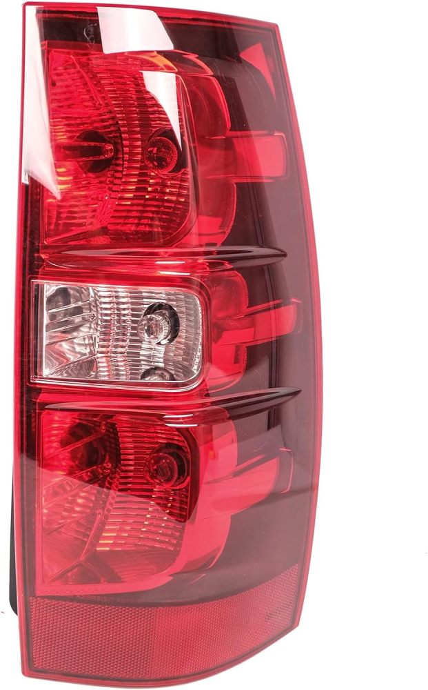 Headlights Tail Lights Assembly Kits Replacement for 2007-2014 Chevy Tahoe,07-13 Suburban, chrome Housing Headlights w/OE Style Taillights Rear Brake Lamp