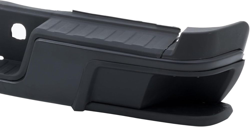 Rear Step Bumper Assembly Compatible with 2015-2022 Chevy Colorado GMC Canyon Powdercoated Black w/o Sensor Holes，Replace for GM1103180
