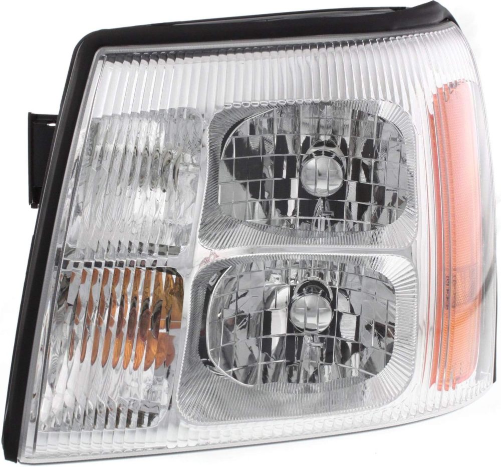 Garage-Pro Headlights Assembly, Driver Passenger Side For Cadillac Escalade 2002 Halogen With Bulbs, Fits Base, Replaces# 15181851, 15181850