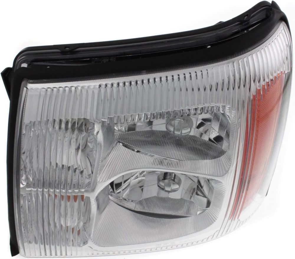 Garage-Pro Headlights Assembly, Driver Passenger Side For Cadillac Escalade 2002 Halogen With Bulbs, Fits Base, Replaces# 15181851, 15181850