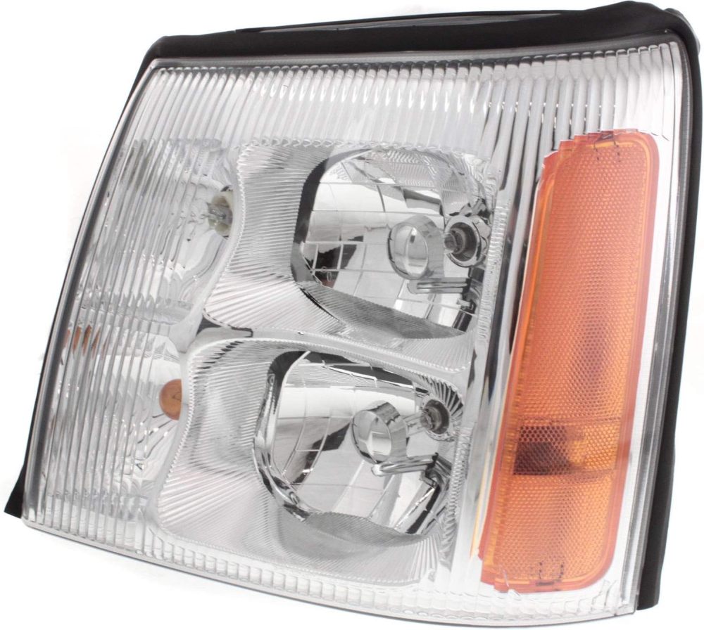 Garage-Pro Headlights Assembly, Driver Passenger Side For Cadillac Escalade 2002 Halogen With Bulbs, Fits Base, Replaces# 15181851, 15181850