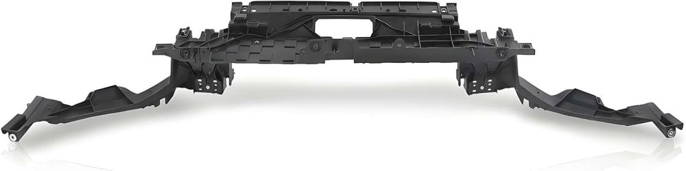 Radiator Support Core Bracket Compatible with 2017-2020 Ford Fusion Replace OE# FO1225239, HS7Z16138A, Black Plastic