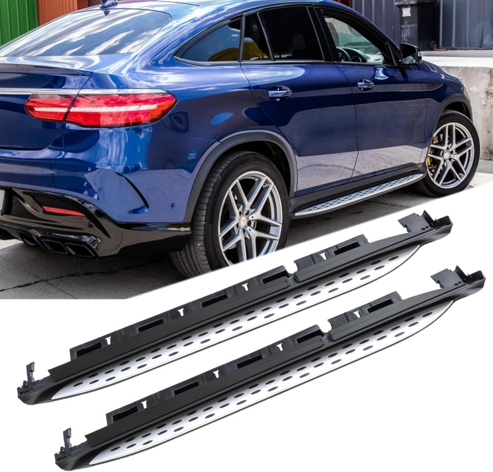 Running Boards Side Step Nerf Bars Compatible with 2015 2016 2017 2018 2019 Mercedes Benz GLE Coupe C292 GLE450 Coupe Not SUV