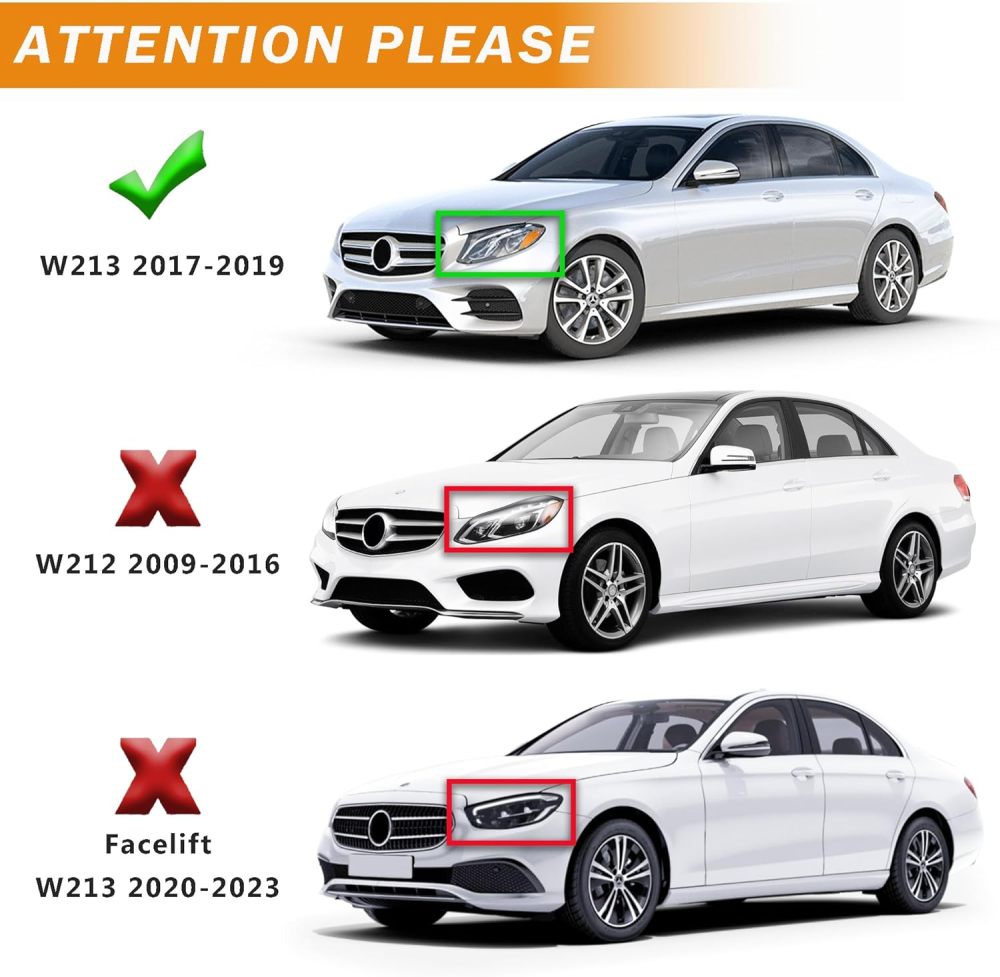 Front Grille Bumper Grill compatible with 2017 2018 2019 2020 Mercedes Benz E Class W213 E300 E350 E400 E450 Chrome,AMG Style