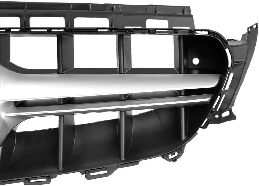 Front Grille Bumper Grill compatible with 2017 2018 2019 2020 Mercedes Benz E Class W213 E300 E350 E400 E450 Chrome,AMG Style