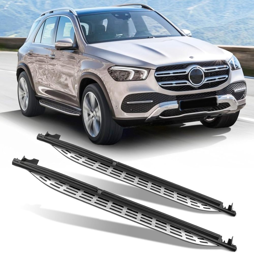 Runining Board Side Steps with LED Lighting Compatible with 2019-2023 Mercedes-Benz GLE SUV W167 V167 GLE350 GLE450 Not Coupe