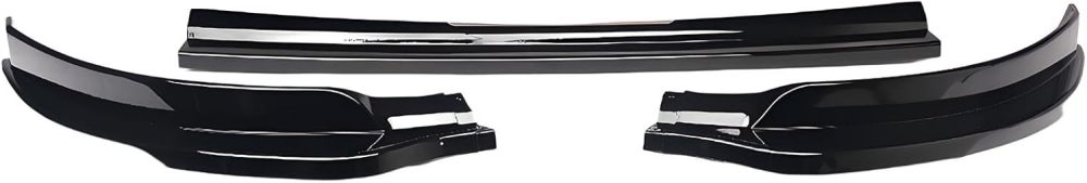 Front Bumper Lip Splitter Compatible with 2019–present Mercedes Benz Sprinter 1500 2500 3500 W907 910, Bumper Air Dam Deflector 3Pcs, Gloss Black