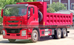 6x4 ISUZU GIGA Dump Truck 20Tons 25Tons Loading Capacity