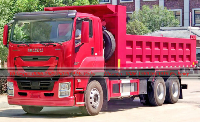 6x4 ISUZU GIGA Dump Truck 20Tons 25Tons Loading Capacity