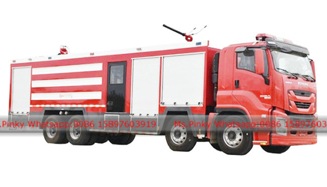 Heavy Duty ISUZU GIGA 8x4 Water Foam Fire Truck