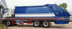 6x4 ISUZU Compactor Garbage Truck 18000Liters Rear Loader