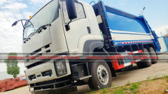 6x4 ISUZU Compactor Garbage Truck 18000Liters Rear Loader