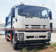 6x4 ISUZU Compactor Garbage Truck 18000Liters Rear Loader