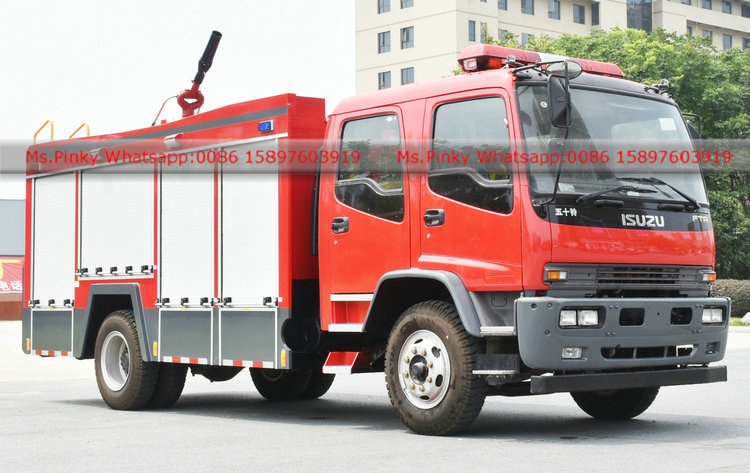 Philippines ISUZU FTR Fire Truck 4HK1-TC50 Euro 5 Engine