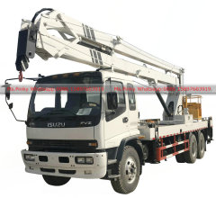 ISUZU FTR Manlift Truck 22m Folded Booms