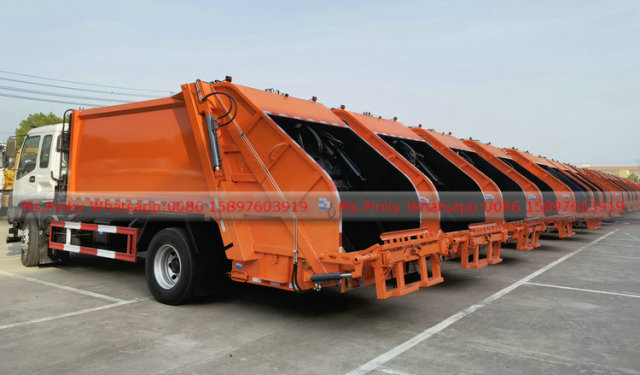 ISUZU FVR Rear Load Compactor Garbage Truck 8000Liters to 10000Liters