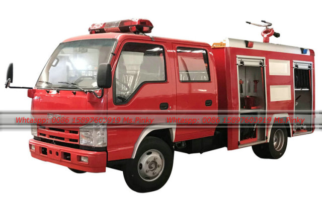 ISUZU 100P Water Tank Foam Fire Fighting Truck