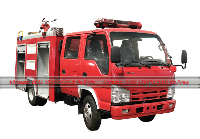 ISUZU 100P Water Tank Foam Fire Fighting Truck