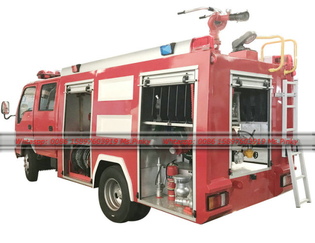 ISUZU 100P Water Tank Foam Fire Fighting Truck