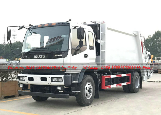 10000Liters ISUZU FVR Compactor Garbage Truck