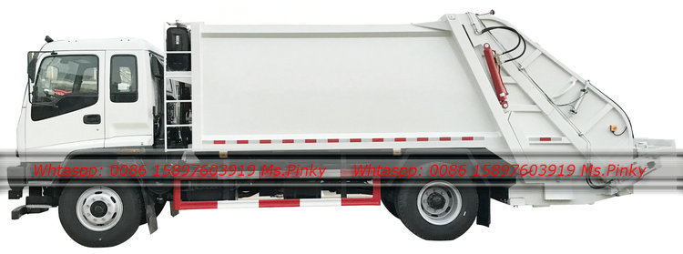 10000Liters ISUZU FVR Compactor Garbage Truck