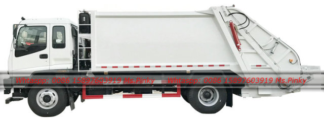 10000Liters ISUZU FVR Compactor Garbage Truck