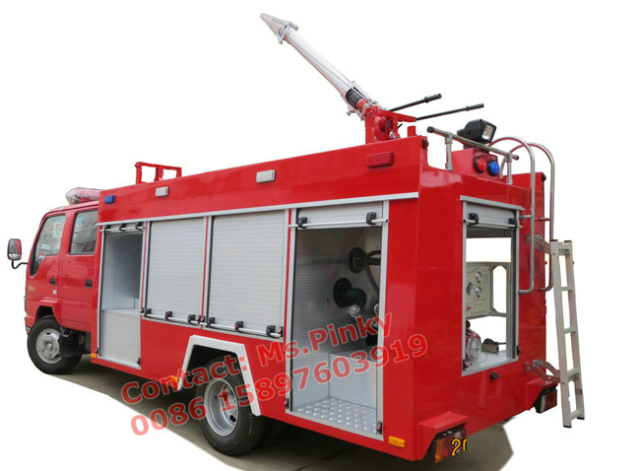 Mini Small ISUZU Water Tanker Fire Truck 98HP