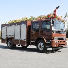 Customized ISUZU FTR Fire Fighting Truck Water and Foam