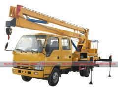 98HP Small ISUZU Overhead Working Truck 14m