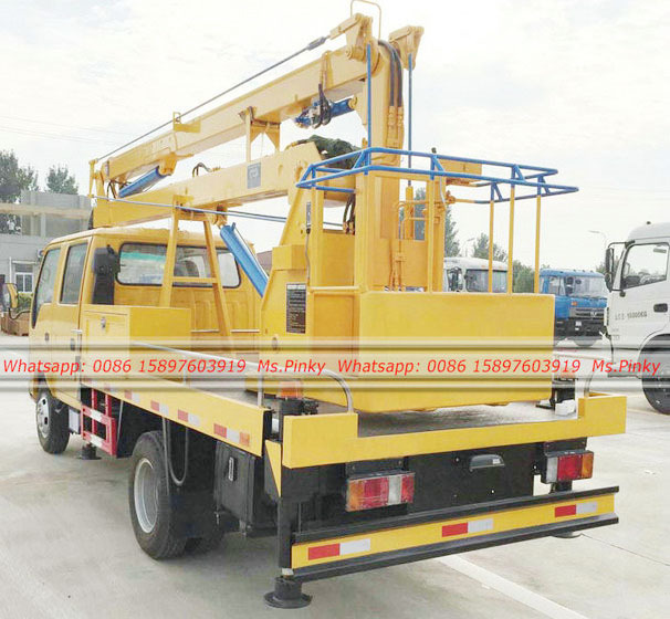 98HP Small ISUZU Overhead Working Truck 14m