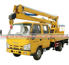98HP Small ISUZU Overhead Working Truck 14m