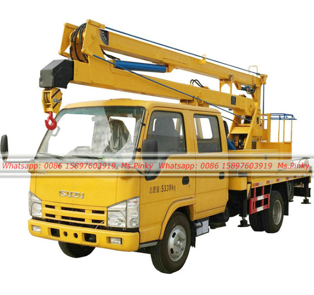 98HP Small ISUZU Overhead Working Truck 14m