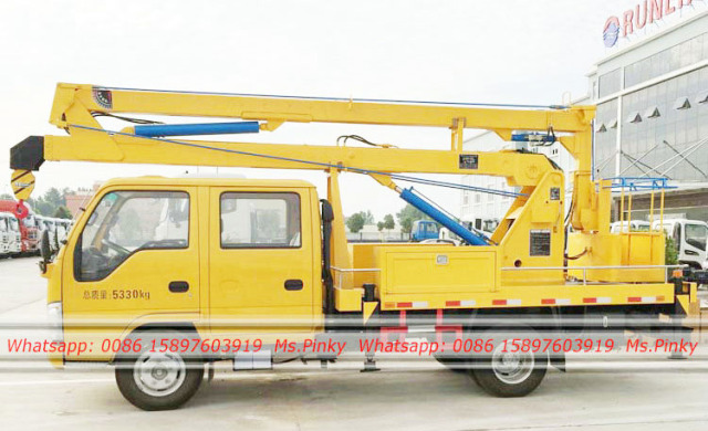 98HP Small ISUZU Overhead Working Truck 14m