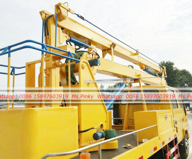 98HP Small ISUZU Overhead Working Truck 14m