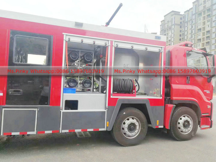 Heavy Duty ISUZU GIGA 8x4 Water Foam Fire Truck