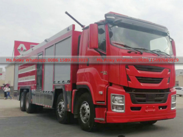 Heavy Duty ISUZU GIGA 8x4 Water Foam Fire Truck